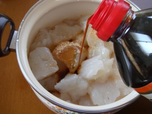 醤油を適当に